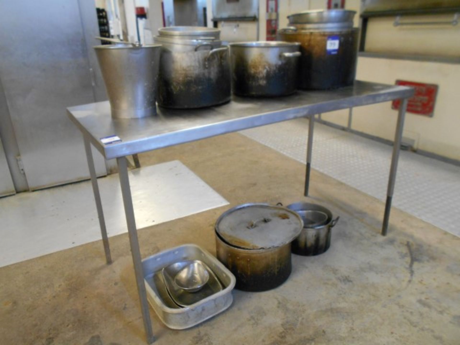 High Stainless Steel Preparation Table and Various