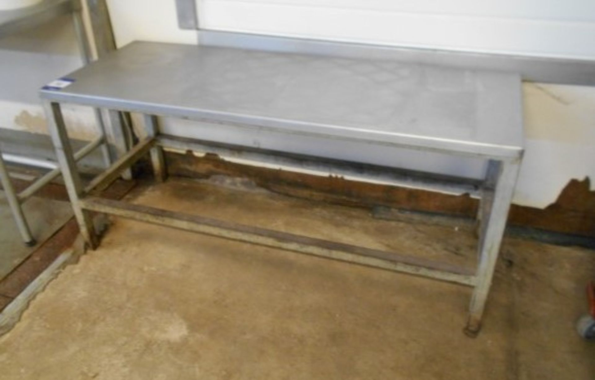 2 Various Stainless Steel Preparation Tables - Image 2 of 2