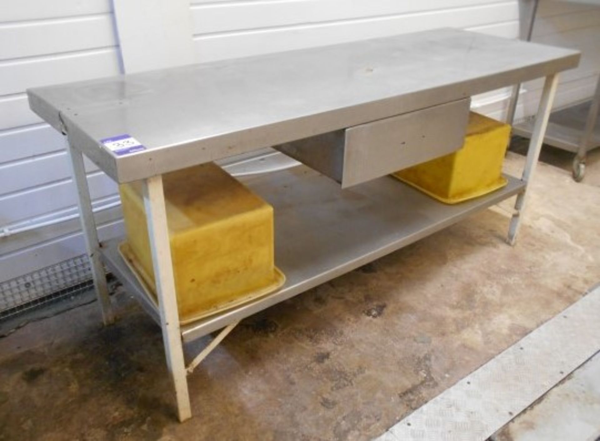 3 Various Stainless Steel Preparation Tables