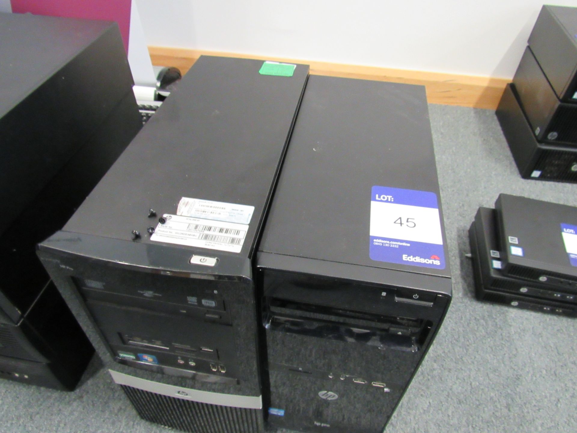 2 Various HP PC’s, No HDD’s