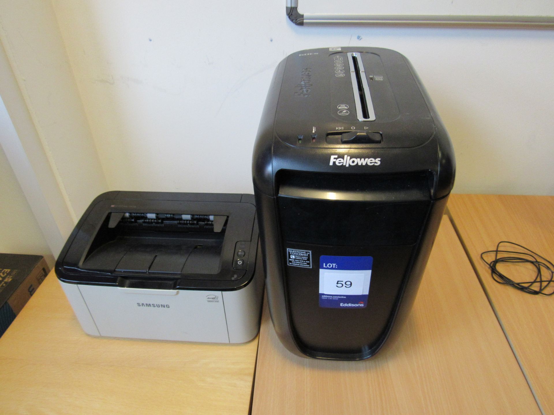 Samsung ML-1670 Laser Printer & Fellowes 60CS Shredder