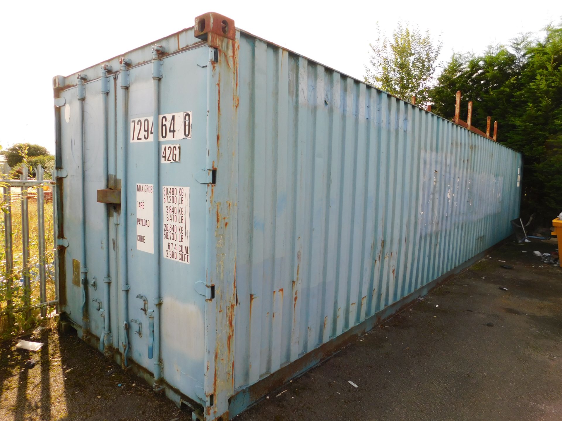 Shipping container, approximately 40ft