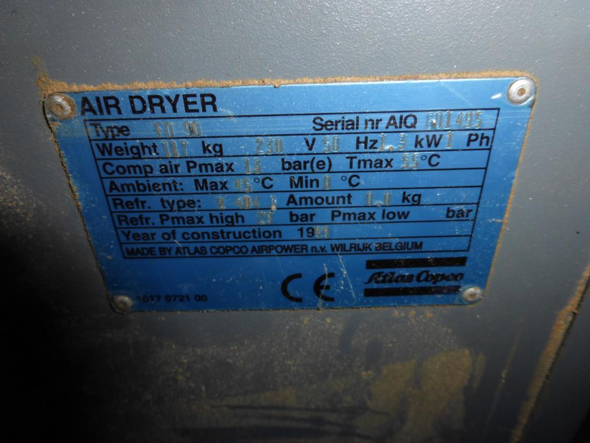 Atlas Copco FD-90 Air Dryer - Image 3 of 3