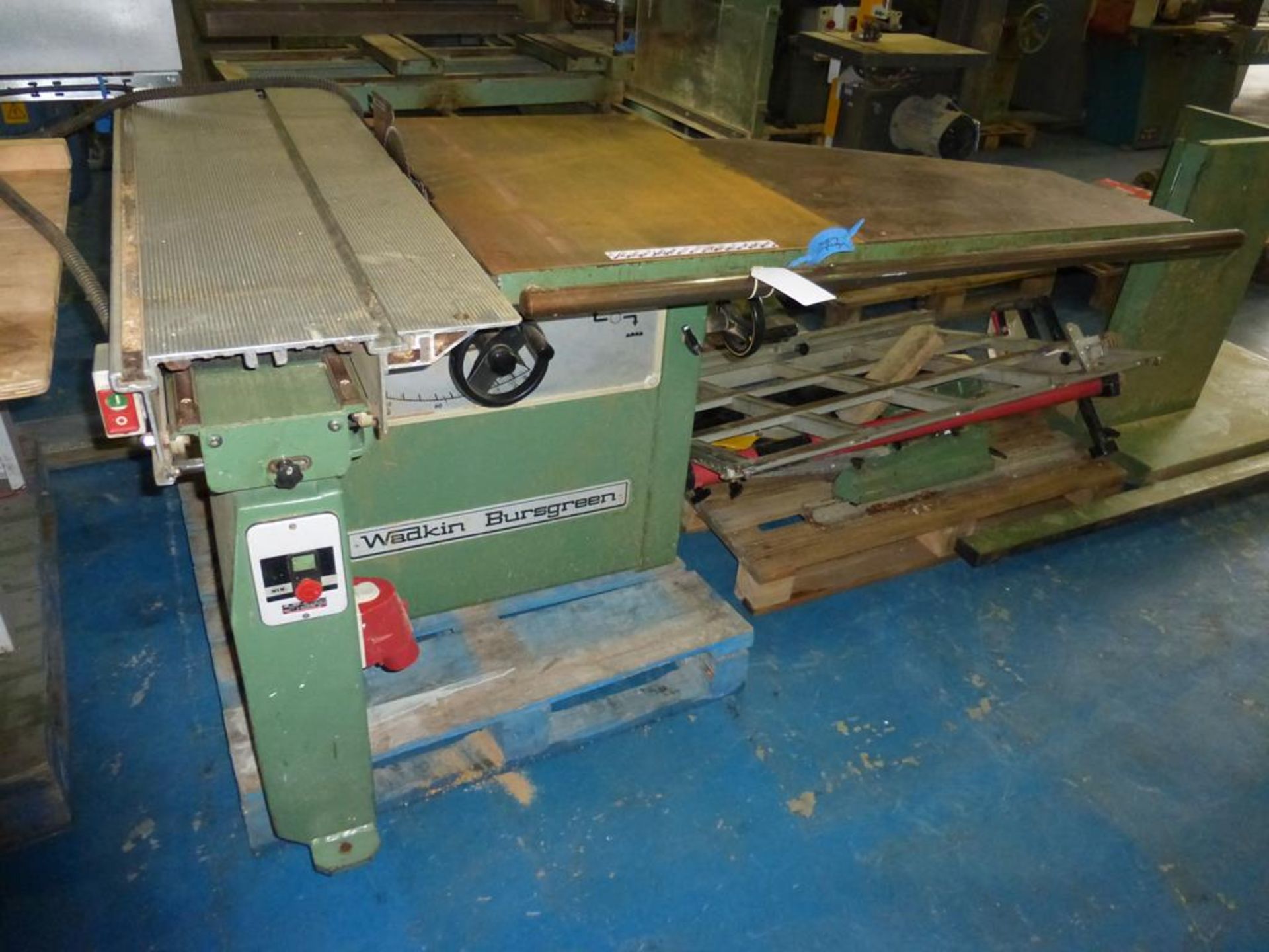 Wadkin Bursgreen Panel Sizing Dimension Saw Model SP12 - Bild 2 aus 6