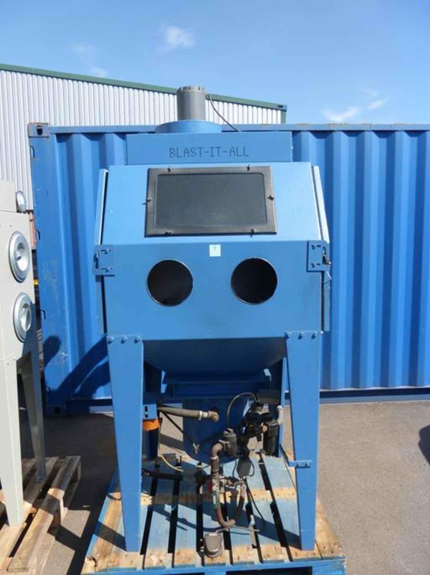 Blast It All Blast Cabinet with M-2 400 CFM DC dust collector