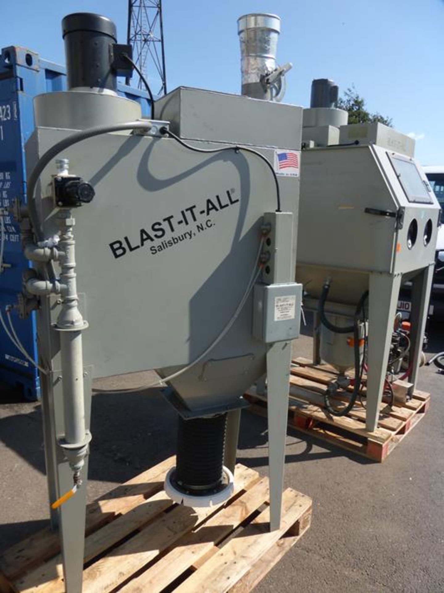 Blast It All Blast Cabinet with M-2 400 dust collector - Image 11 of 14