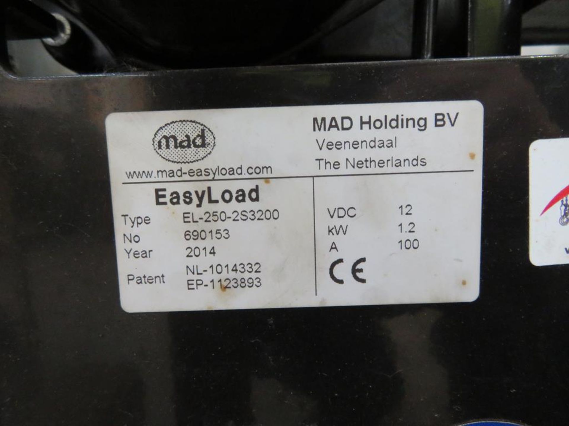 Mad Easyload EL-250-2S3200 Loading System for Light Commercial Vehicles - Image 2 of 5