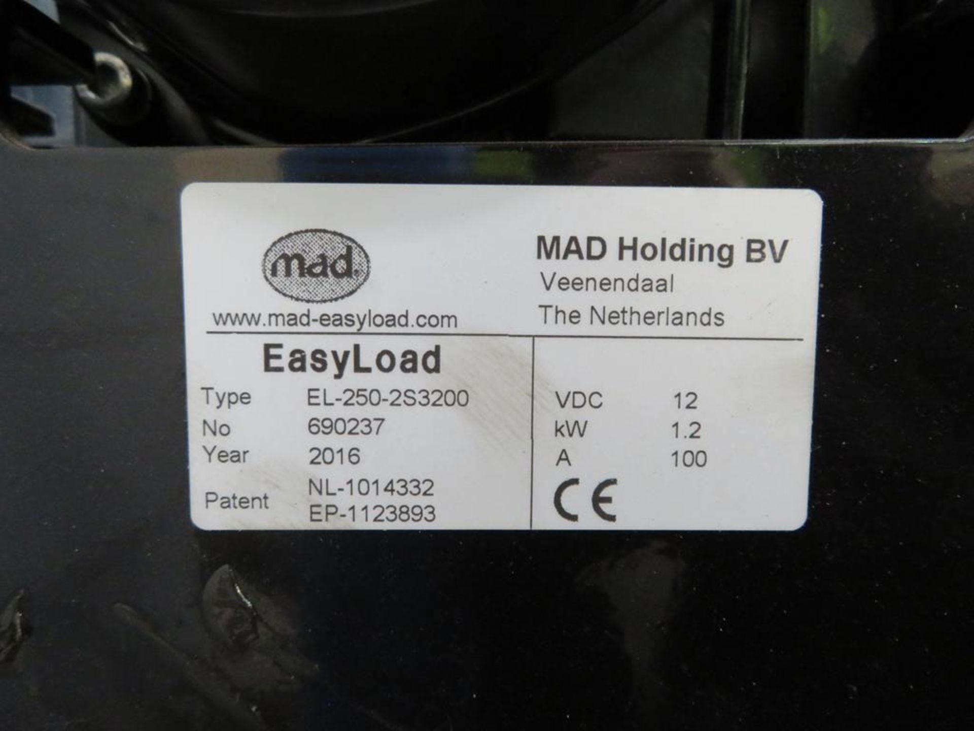Mad Easyload EL-250-2S3200 Loading System for Light Commercial Vehicles - Image 5 of 5