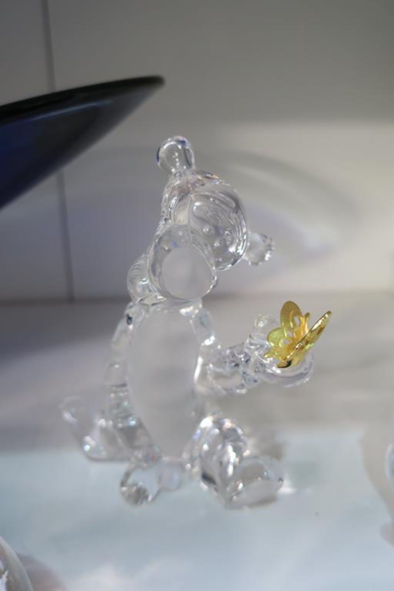 A shelf of Glassware including two Lenox Disney Figures - Image 3 of 5