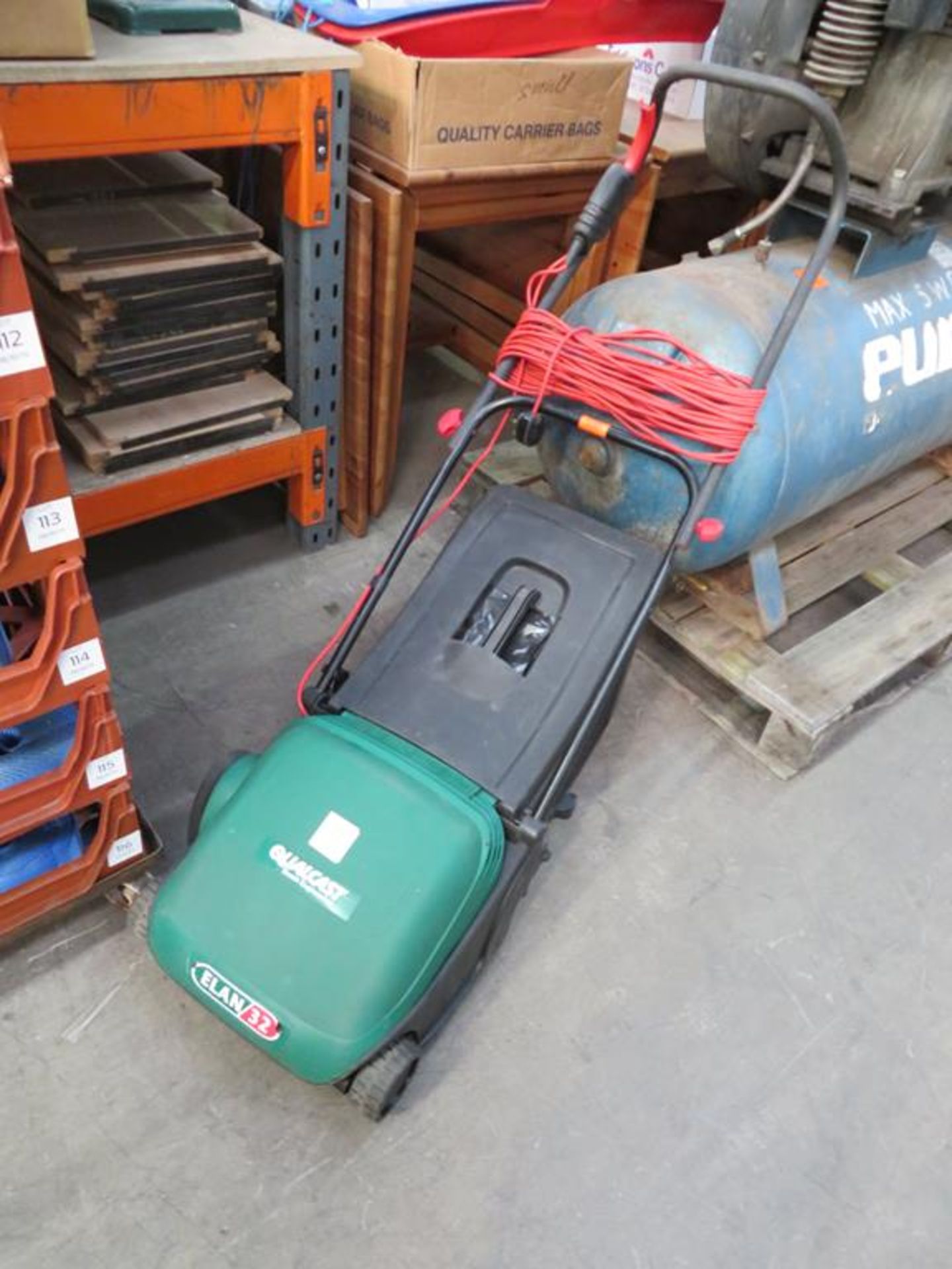 Qualcast ELAN32 12" Cylinder Mower with box