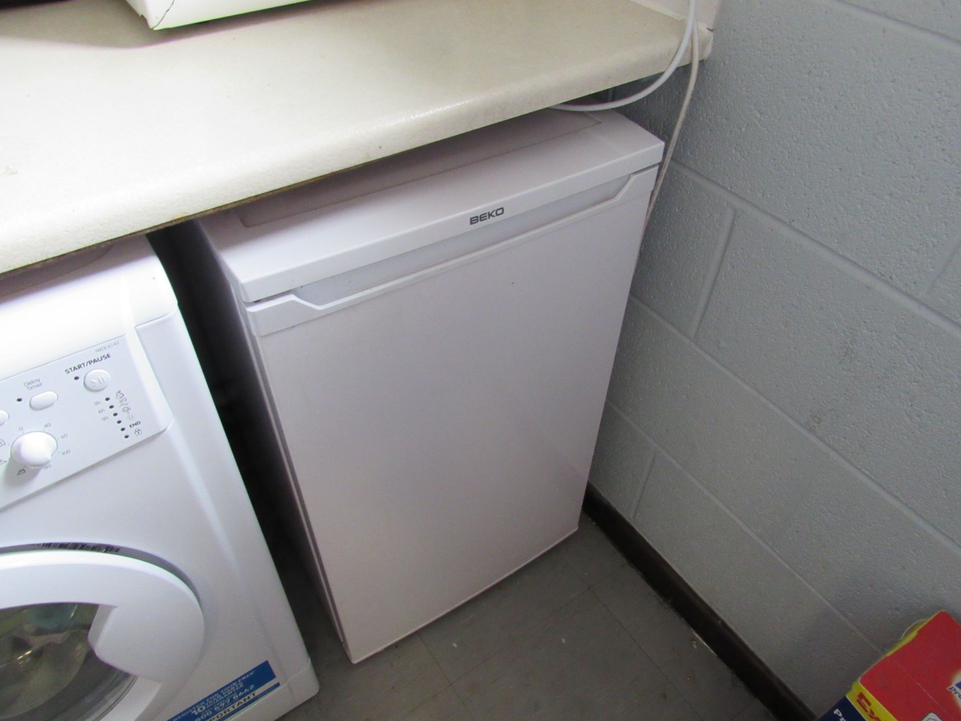 Beko undercounter fridge, Panasonic Microwave, and Kenwood Toaster - Image 2 of 3