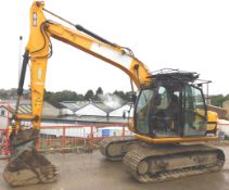 JCB JS130LC Excavator, Weight 13430kg, Serial Number 130564, Year 2011, 7912 hours, anti vandal