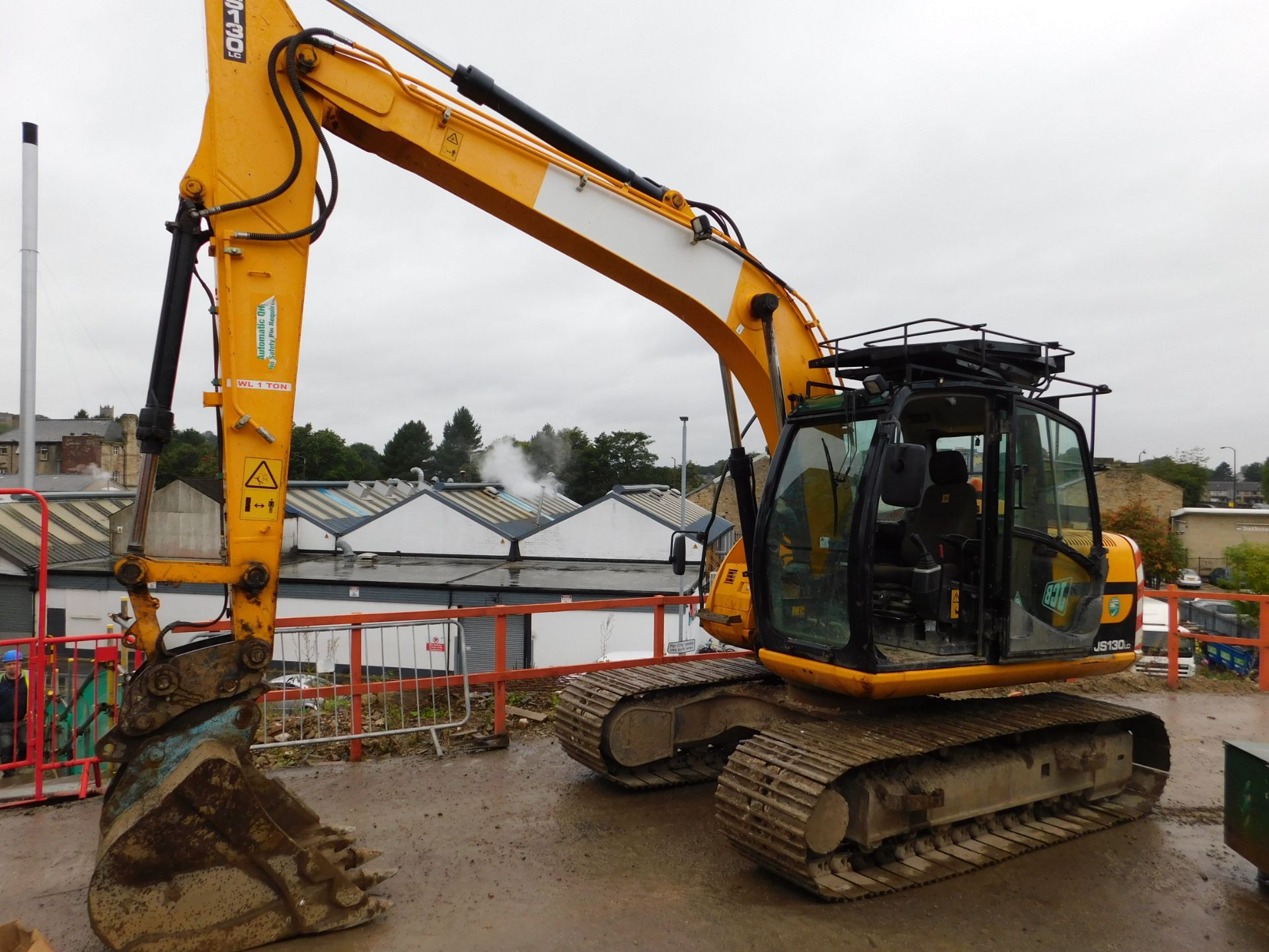 JCB JS130LC Excavator, Weight 13430kg, Serial Number 130564, Year 2011, 7912 hours, anti vandal - Image 4 of 8