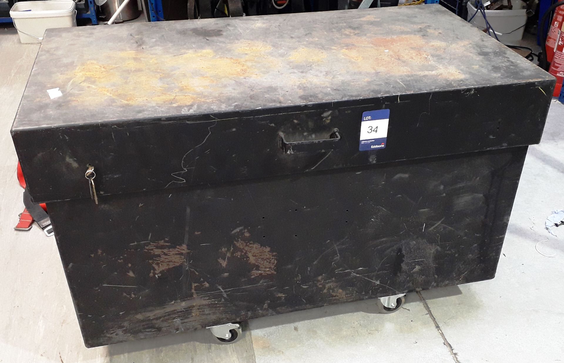 Metal Site Tool Chest 120cm x 75cm x 60cm on wheels