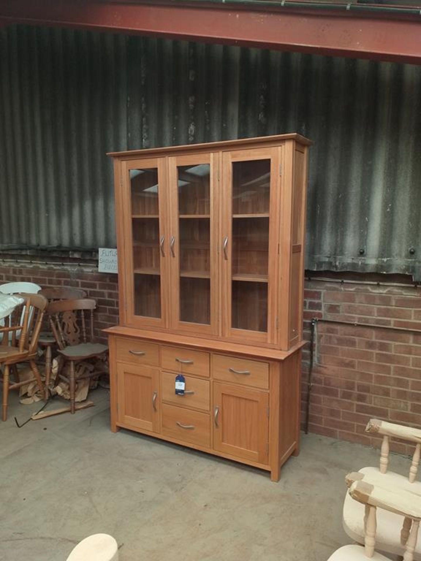 An Oak Display Cabinet - Image 3 of 3