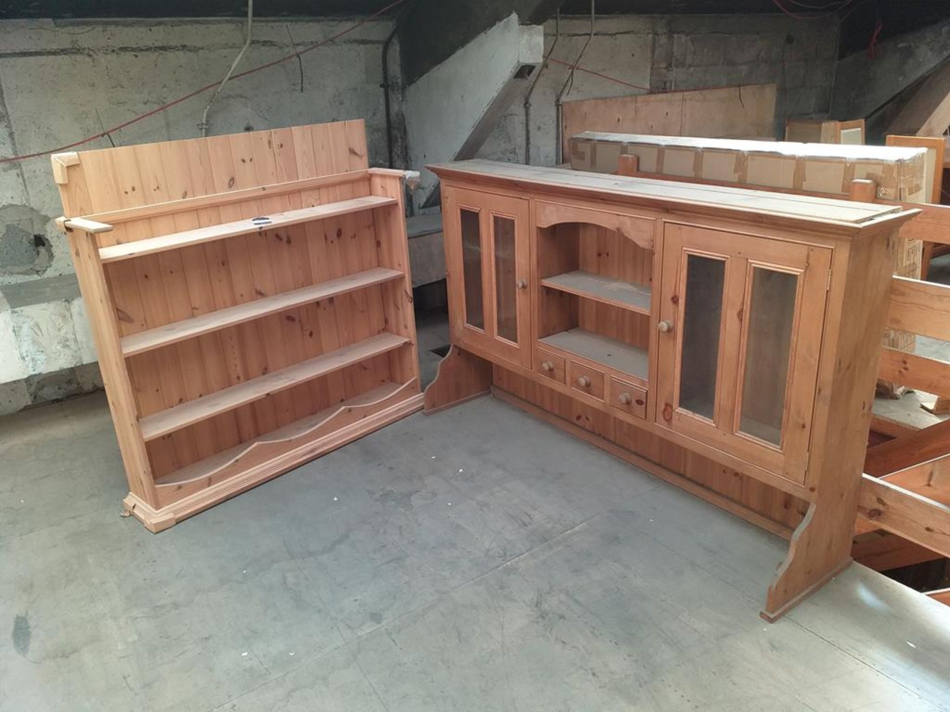 2 x Pine Display Unit Tops