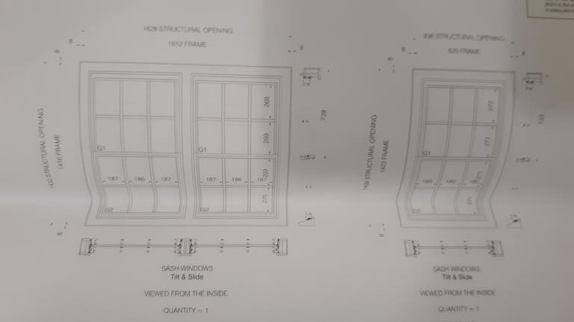 14 x Various "Edwardian Style" Tilt and Slide Sash Windows - Image 9 of 11