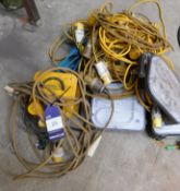 Transformer, Quantity of extension cables, and lighting