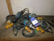 Assortment of electrical handtools