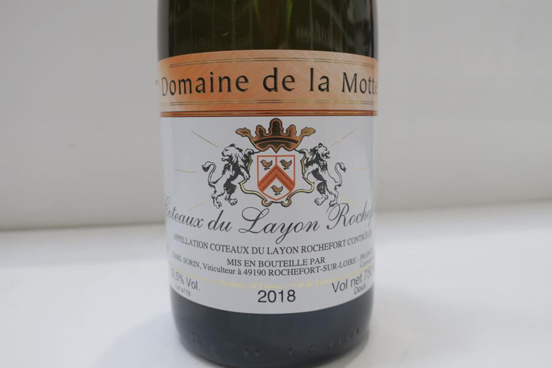 12 x Bottles of Domaine de la Motte 'Coteaux du Layon Rochefort' 2018 White Wine - Image 2 of 2