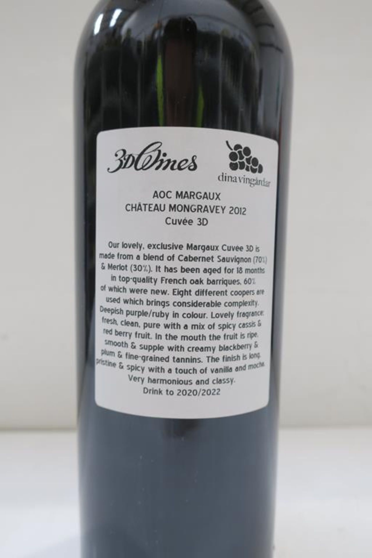 12 X Bottles of Chateau Mongravey 2012 Red Wine - Image 2 of 2