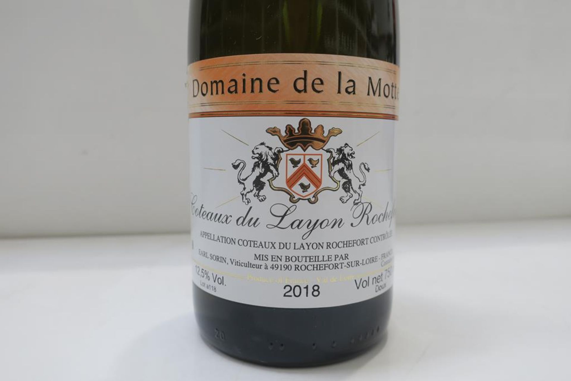 12 x Bottles of Domaine de la Motte 'Coteaux du Layon Rochefort' 2018 White Wine - Image 2 of 2