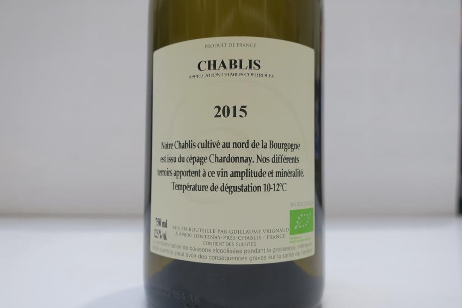 12 x Bottles of Domaine Vrignaud 2015 White Wine - Image 2 of 2