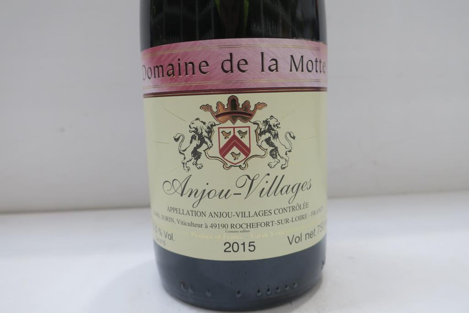 12 x Bottles of Domaine de la Motte 'Anjou Villages' 2015 Red Wine - Image 2 of 2