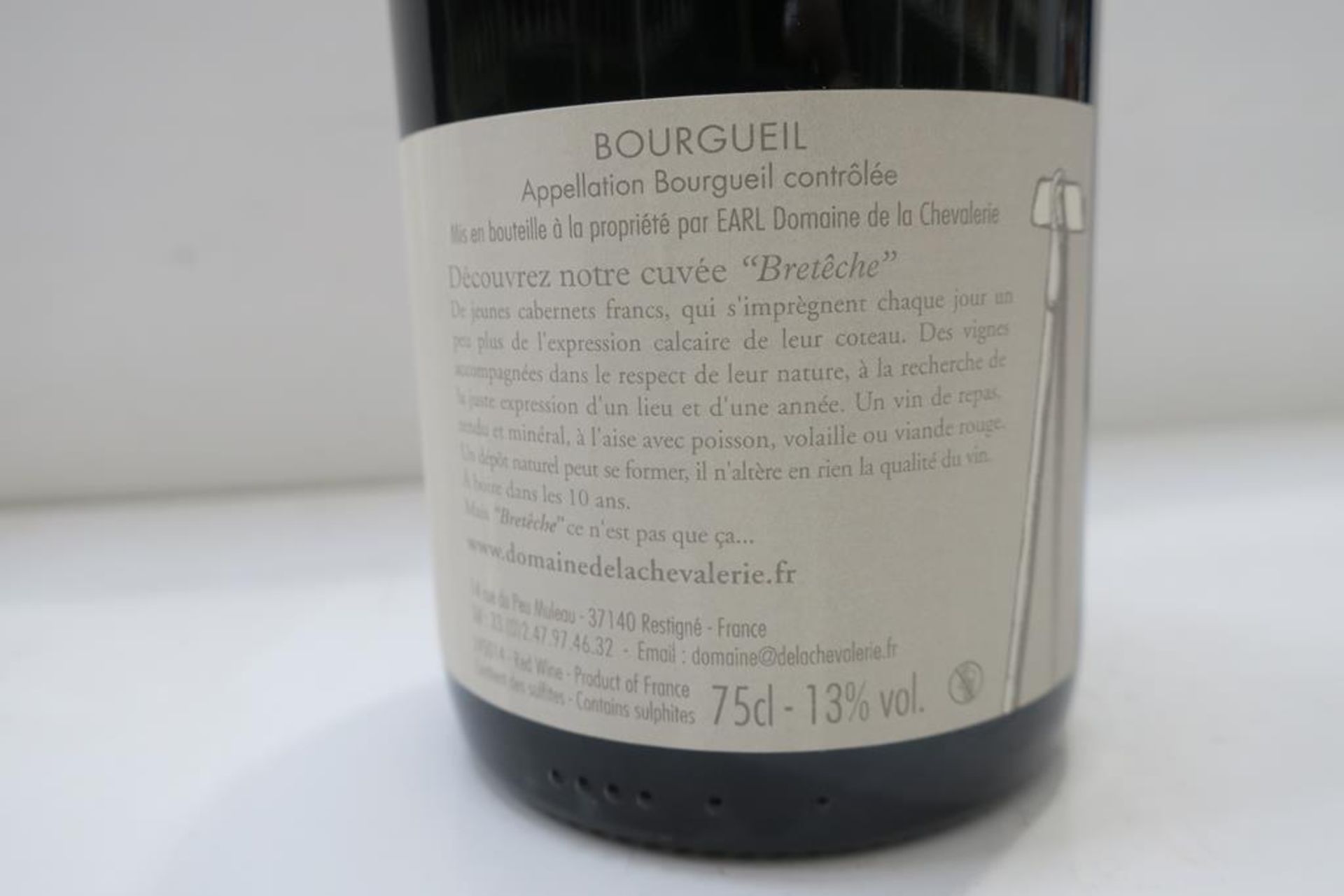 12 x Bottles of Domaine de la Chevalerie 'Bourgueil Breteche' 2014 Red Wine - Image 2 of 2
