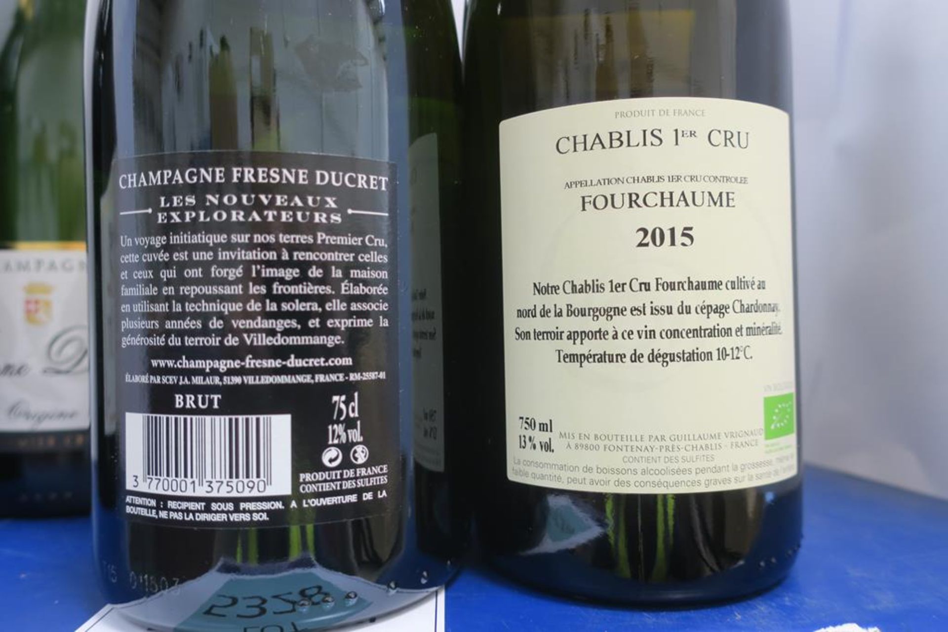 Fresne Ducret Champagne, Domaine Pillot Red Wine and Domaine Vrignaud Chablis White Wine - Image 3 of 3