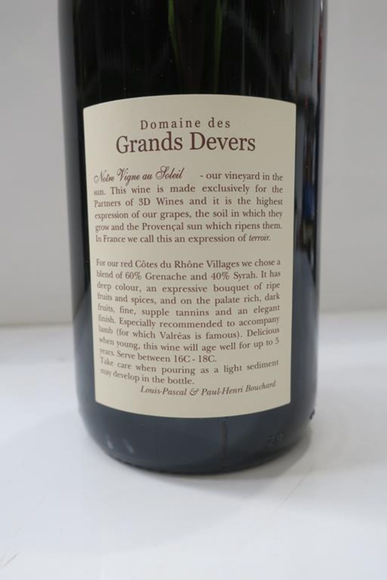 12 X Bottles of Domaine Grands Devers 2016 Red Wine - Image 2 of 2