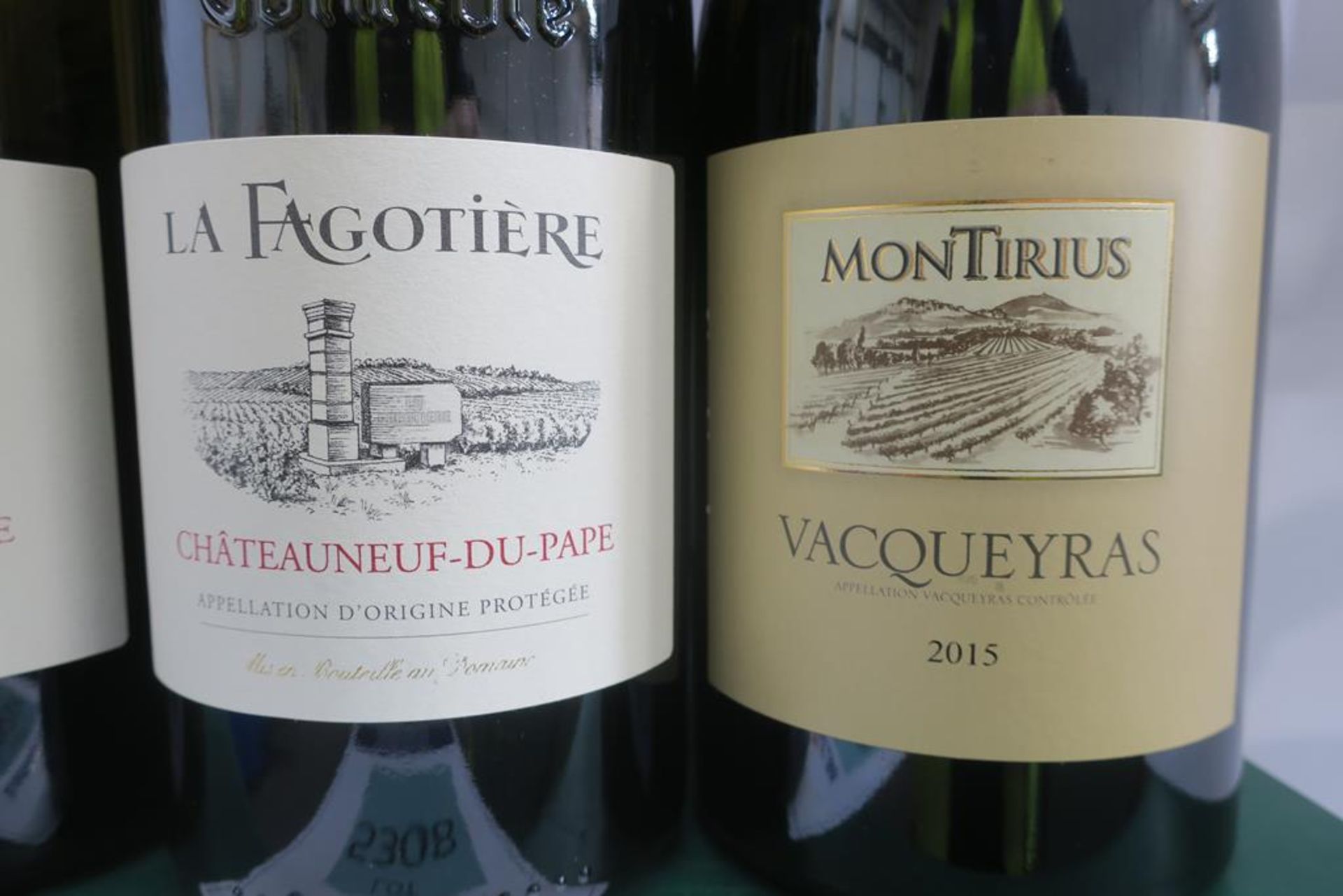 La Fagotière Châteauneuf-Du-Pape and Montirius Vacqueyras Wine - Image 2 of 3