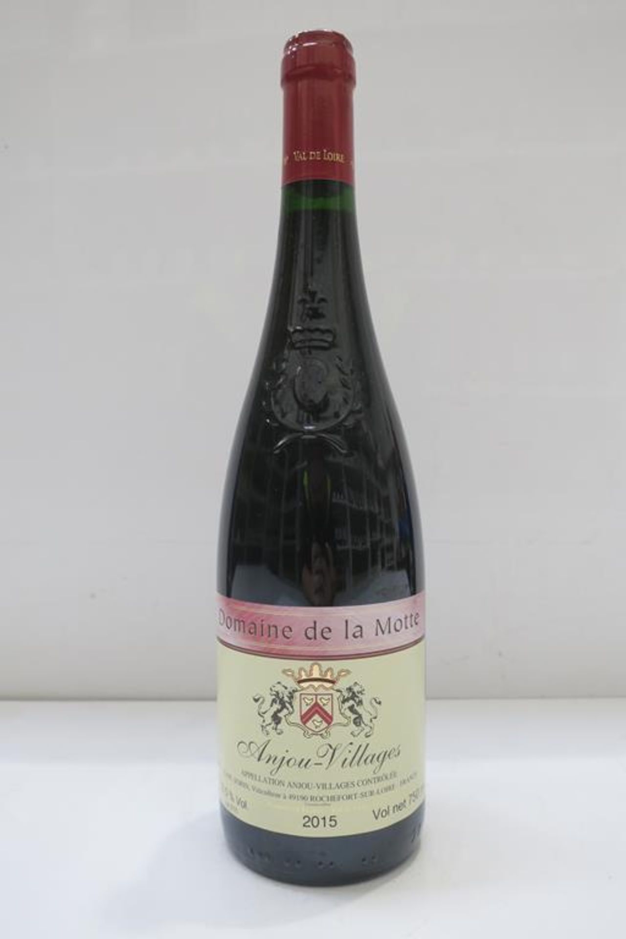 12 x Bottles of Domaine de la Motte 'Anjou Villages' 2015 Red Wine