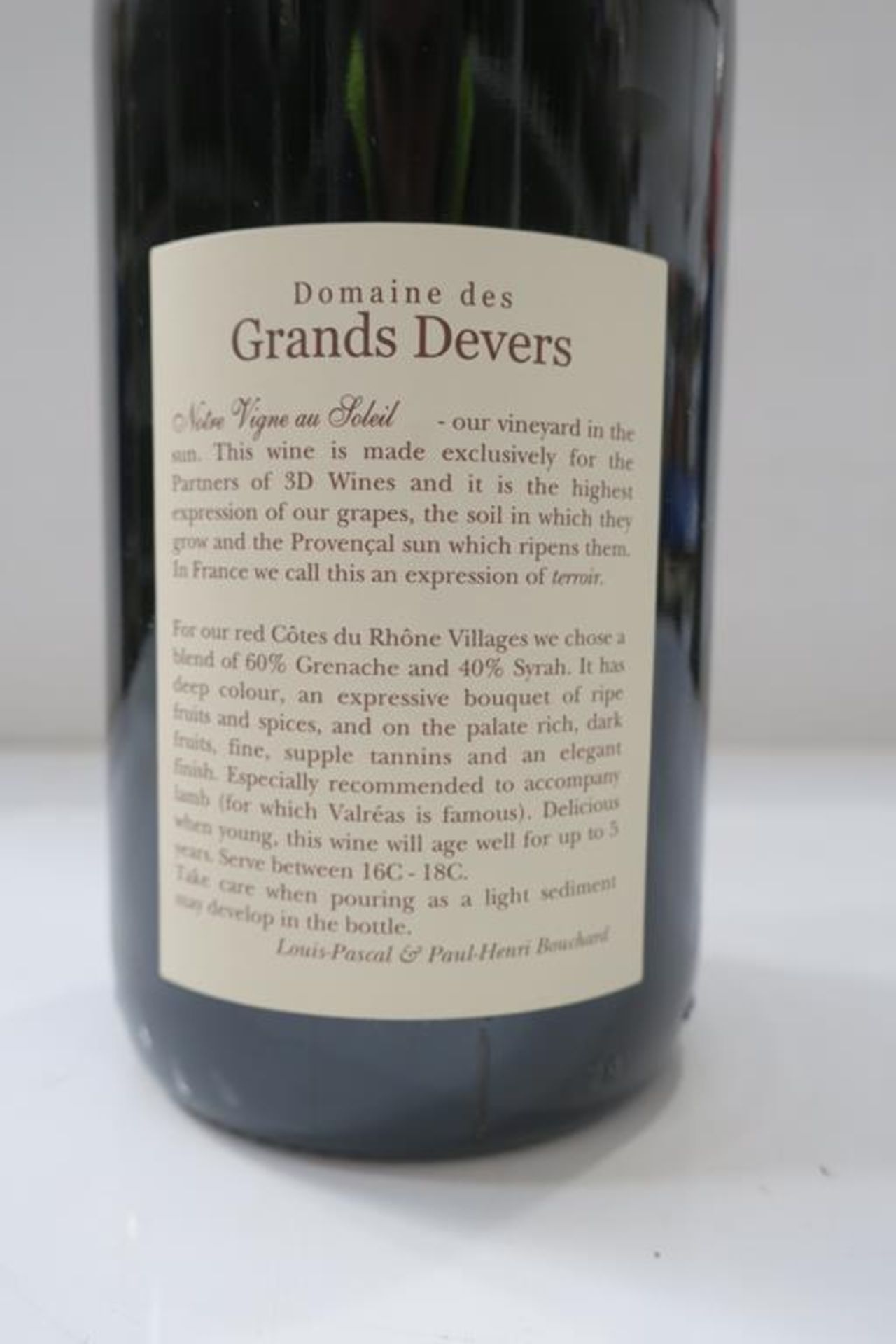 12 X Bottles of Domaine Grands Devers 2016 Red Wine - Image 2 of 2