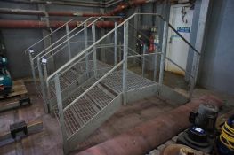 Galvanised 4-tread Utility Step Over Bridge