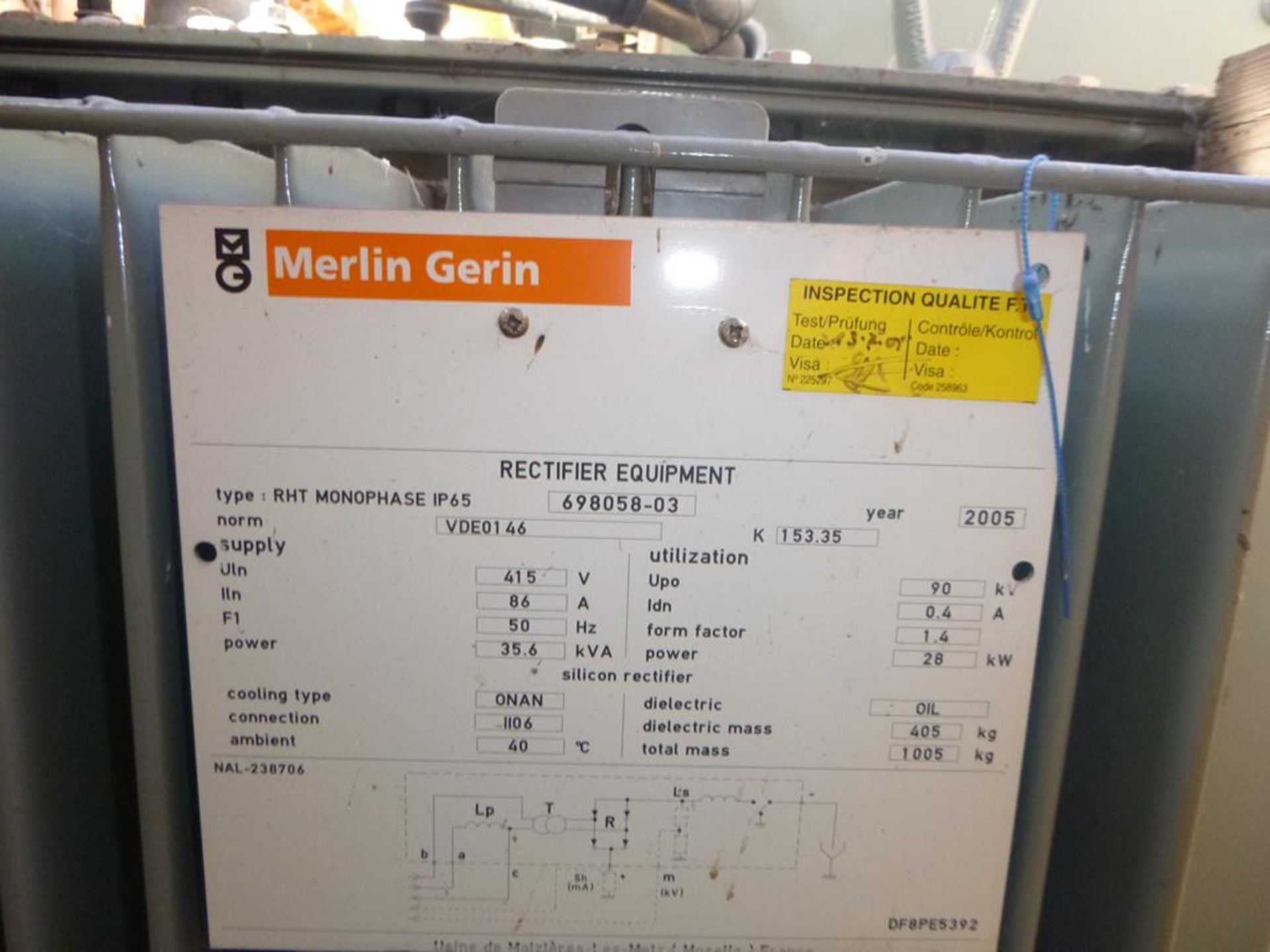 Merlin Gerin Rectifier - Image 7 of 11