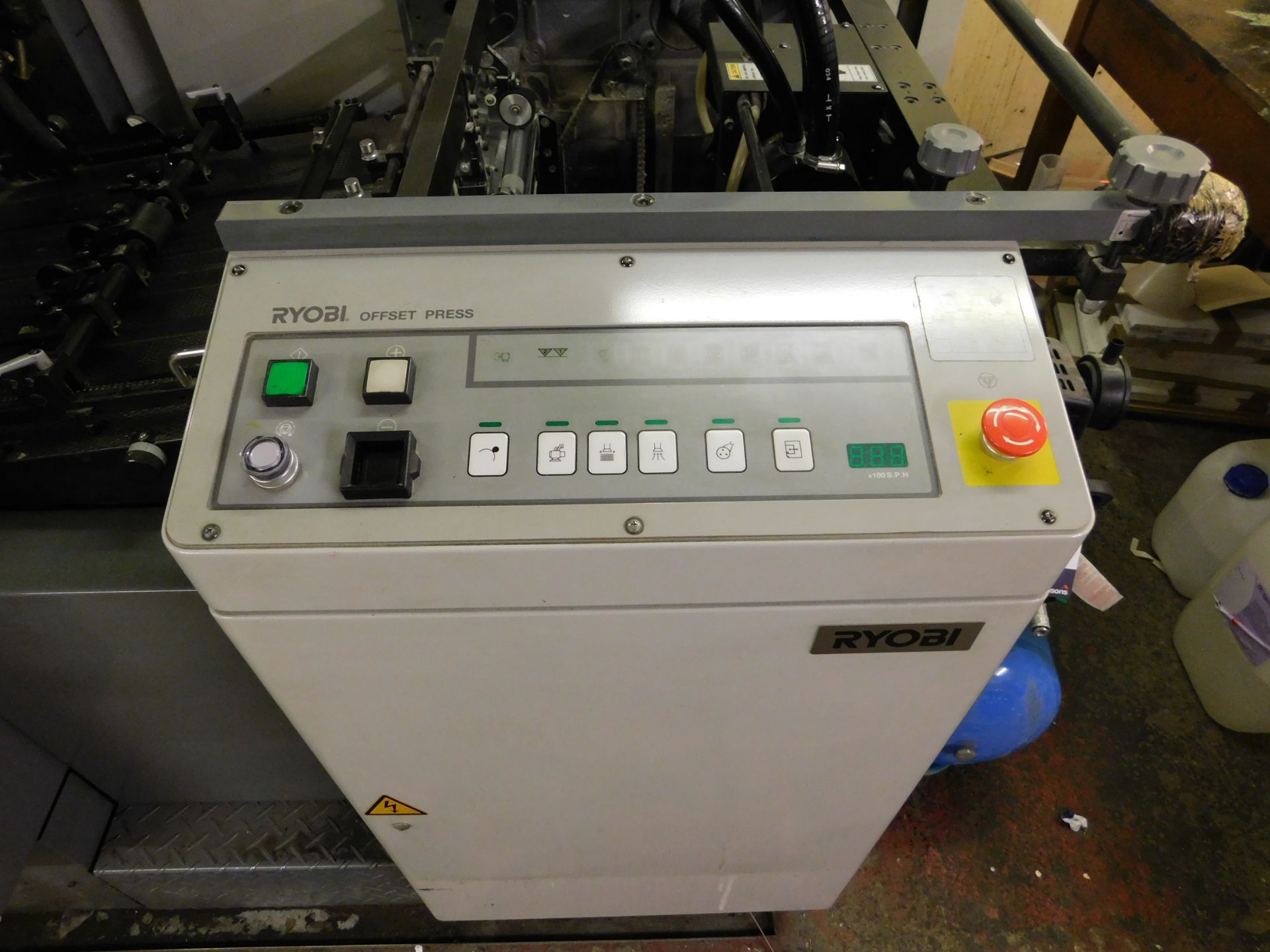 Ryobi Two Color Offset Press Model 522HE 3-Phase with Alcohol Damping Serial Number -10 (2004) ( - Image 3 of 9