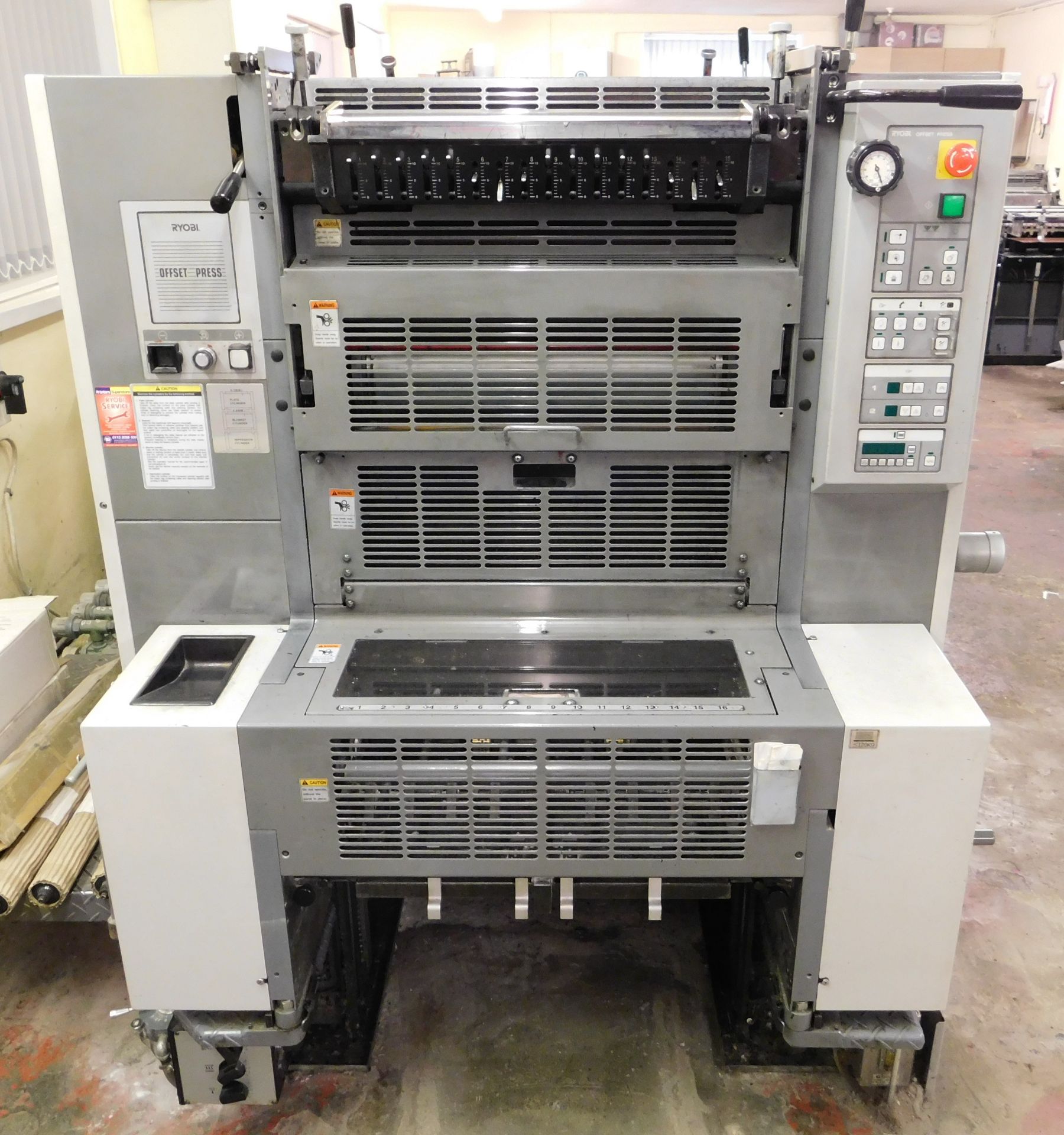 Ryobi Two Color Offset Press Model 522HE 3-Phase with Alcohol Damping Serial Number -10 (2004) ( - Image 5 of 9