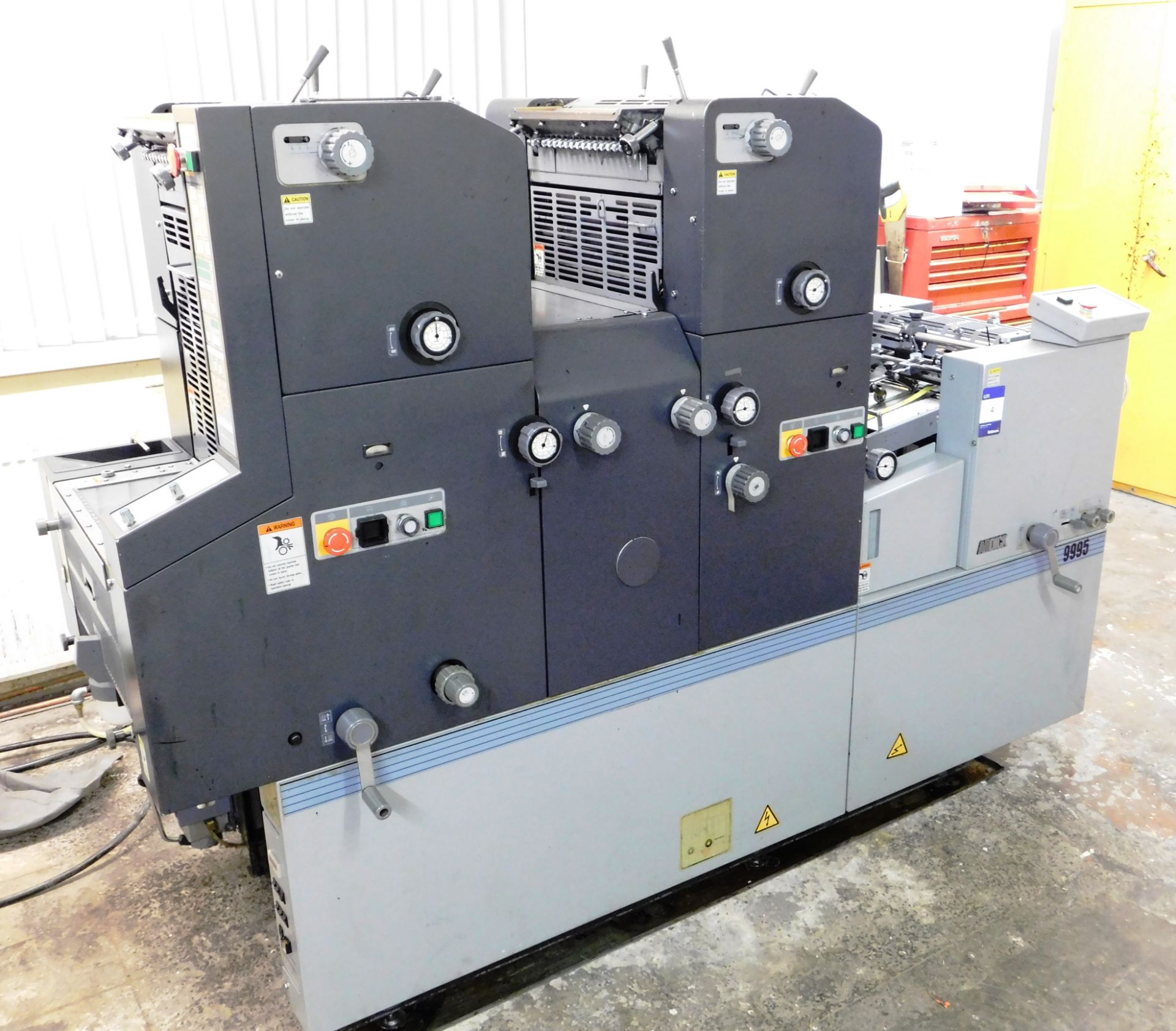 Ryobi Two Color Offset Press Model 9995 Serial Number 2068 (2001) Single Phase (329888imp)