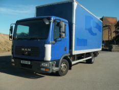 MAN model TGL 7.150, 4x2 RHD 7.5ton Box Lorry