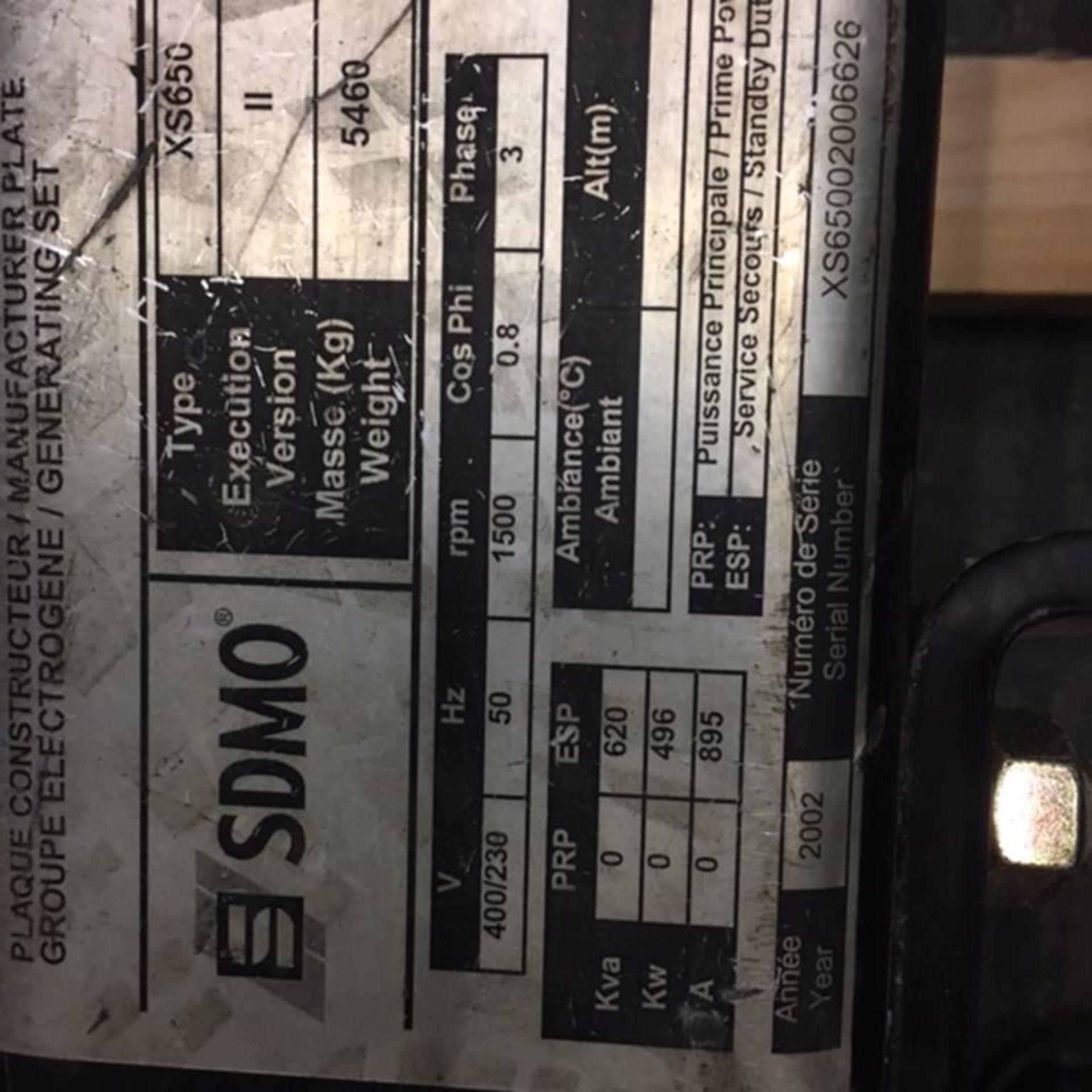 MTU 660Kva Diesel Generator - Image 9 of 10