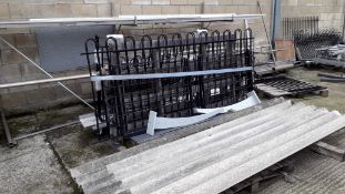 Quantity of Steel Fabricated Architectural Fencing