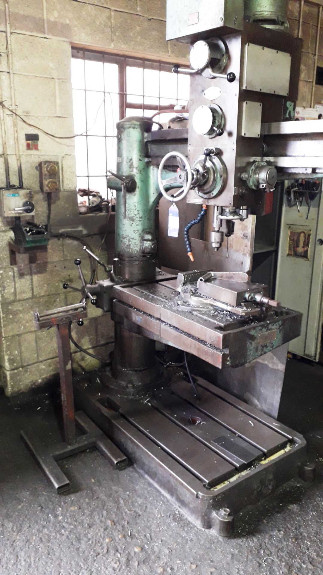 Asquith Radial Arm Drill & Quantity of Drill Bits