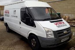 Ford Transit 115 T350L RWD Panel Van, Registration