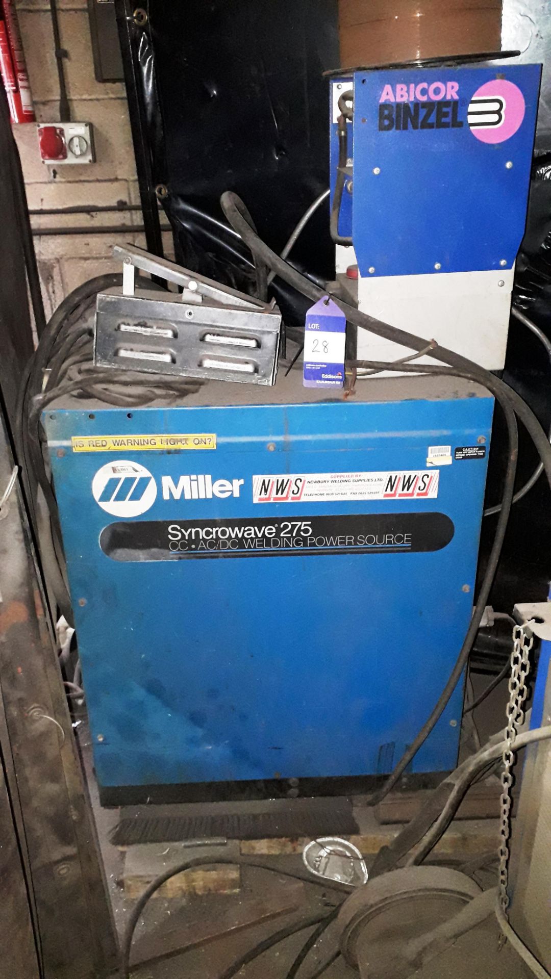 Miller Syncrowave 27S AC/DC Tig Welder with Cooler
