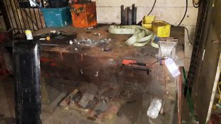 Fabricated Steel Bench Record 5 Vice with Cupboard