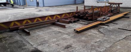 2 x Heavy Duty 8 Section Girders and Quantity of V