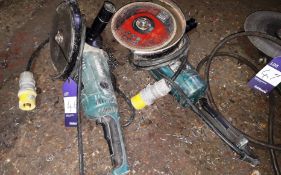 2 x Makita 8” Grinders 110v