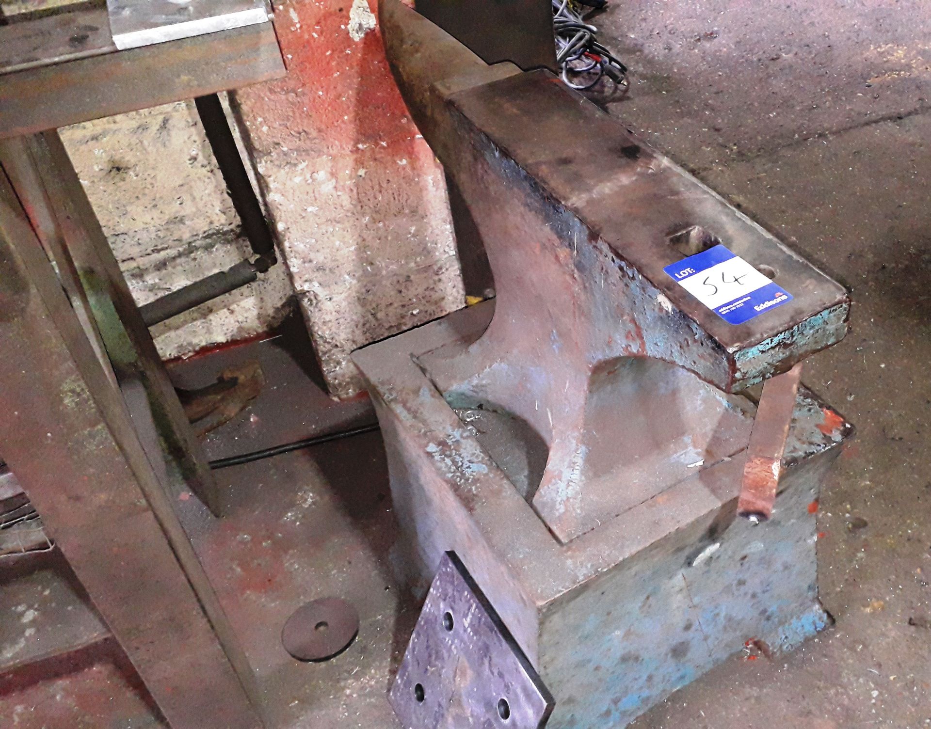 Cast Anvil on Stand