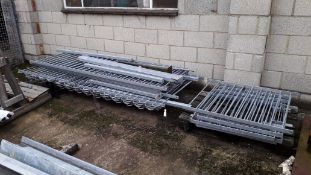 Quantity of Steel Fabricated Architectural Fencing